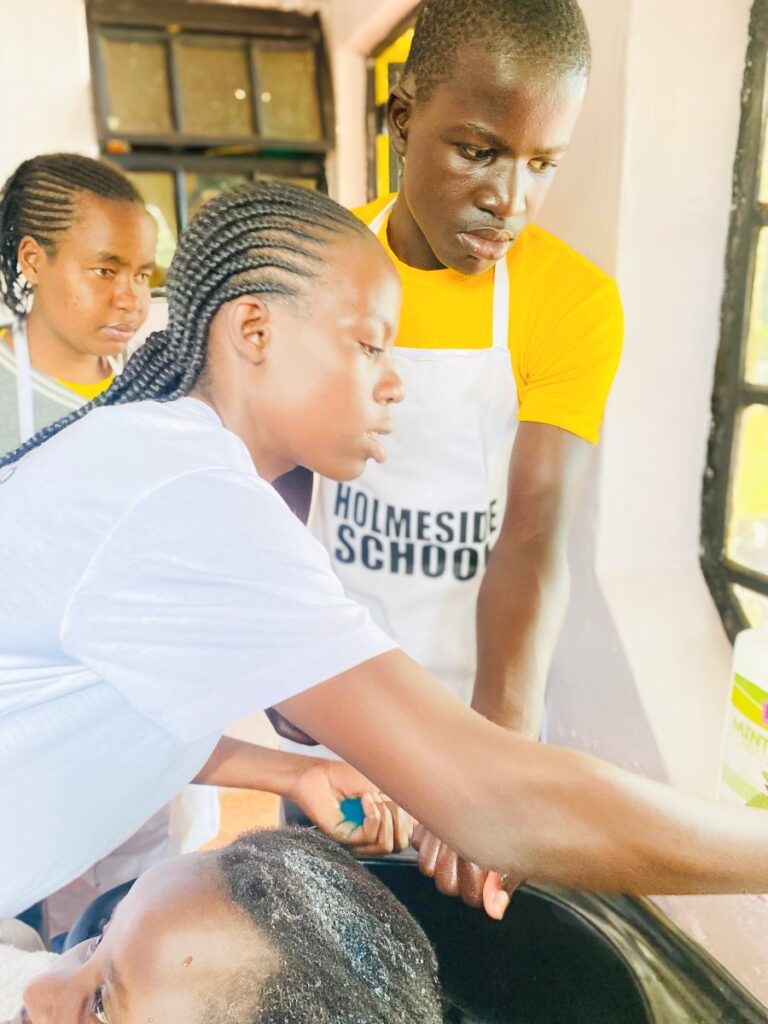 Vocational training session for special needs learners in Nairobi Kenya