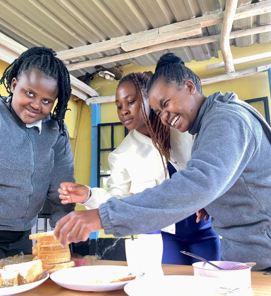 Students participating in a life skills training session at Holmeside School Nairobi