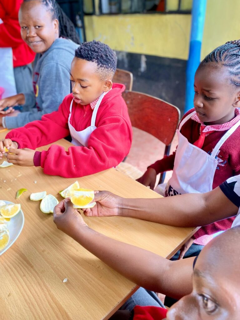 Learners participating in a life skills lesson at Holmeside School